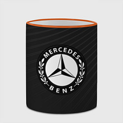 Кружка 3D Mercedes-Benz, цвет: 3D-оранжевый кант — фото 2