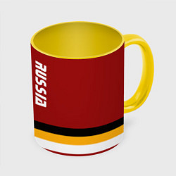 Кружка 3D Russian Empire, цвет: 3D-белый + желтый