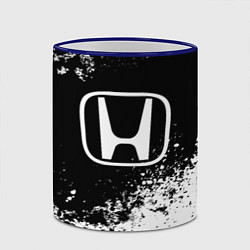 Кружка 3D Honda: Black Spray, цвет: 3D-синий кант — фото 2