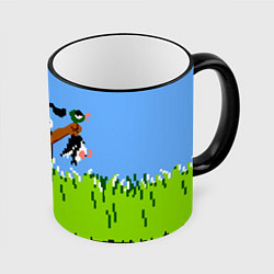 Кружка 3D Duck Hunt, цвет: 3D-черный кант