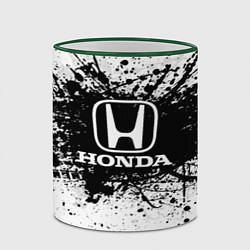 Кружка 3D Honda: Black Spray, цвет: 3D-зеленый кант — фото 2