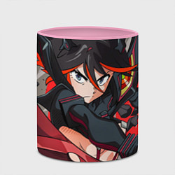 Кружка 3D Рюко, цвет: 3D-белый + розовый — фото 2