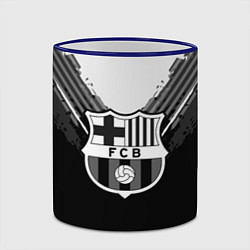 Кружка 3D FC Barcelona: Black Style, цвет: 3D-синий кант — фото 2