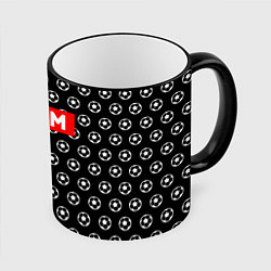 Кружка 3D FCSM Supreme, цвет: 3D-черный кант