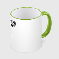 Кружка 3D Porsche Design, цвет: 3D-светло-зеленый кант