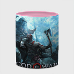 Кружка 3D God of War: Dynasty, цвет: 3D-белый + розовый — фото 2