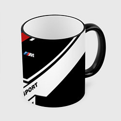 Кружка 3D BMW GEOMETRY SPORT БМВ M PERFORMANCE, цвет: 3D-черный кант