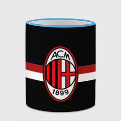Кружка 3D AC Milan 1899, цвет: 3D-небесно-голубой кант — фото 2