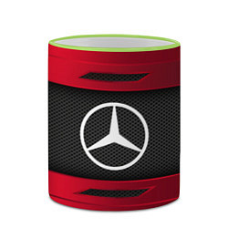 Кружка 3D Mercedes Benz Sport, цвет: 3D-светло-зеленый кант — фото 2