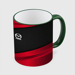 Кружка 3D Mazda: Red Sport, цвет: 3D-зеленый кант