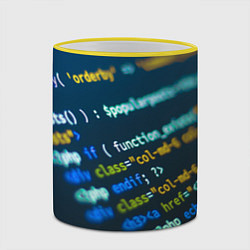 Кружка 3D Programming Collection, цвет: 3D-желтый кант — фото 2