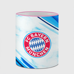 Кружка 3D Bayern Munchen, цвет: 3D-розовый кант — фото 2