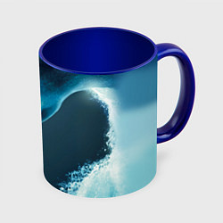 Кружка 3D Dota 2: Morphling, цвет: 3D-белый + синий