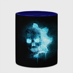 Кружка 3D Gears of War: Death Shadow, цвет: 3D-белый + синий — фото 2