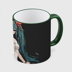 Кружка цветная Hatsune Miku