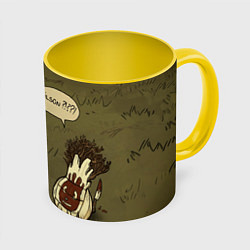 Кружка 3D Wilson outcast, цвет: 3D-белый + желтый