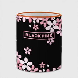 Кружка 3D Black Pink: Pink Sakura, цвет: 3D-оранжевый кант — фото 2