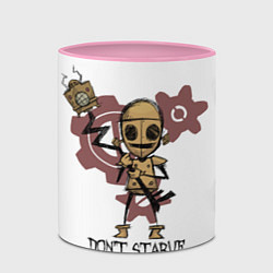 Кружка 3D Don't Starve: WX-78, цвет: 3D-белый + розовый — фото 2