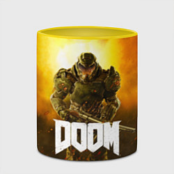 Кружка 3D DOOM: Soldier, цвет: 3D-белый + желтый — фото 2