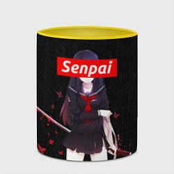 Кружка 3D Senpai Assassin, цвет: 3D-белый + желтый — фото 2