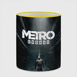 Кружка 3D Metro Exodus, цвет: 3D-желтый кант — фото 2