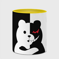 Кружка 3D Monokuma Drae, цвет: 3D-белый + желтый — фото 2