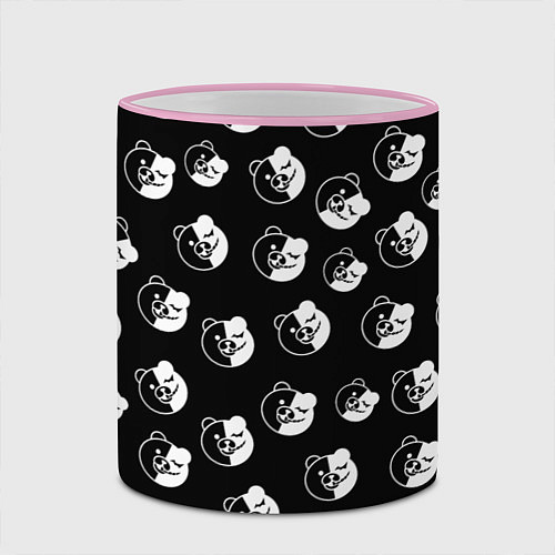 Кружка цветная MONOKUMA / 3D-Розовый кант – фото 2