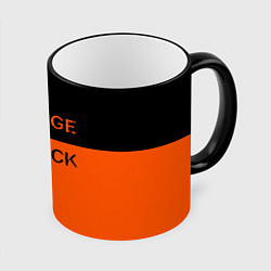 Кружка 3D Orange Is the New Black цвета 3D-черный кант — фото 1