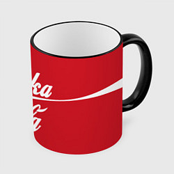 Кружка 3D Nuka Cola, цвет: 3D-черный кант