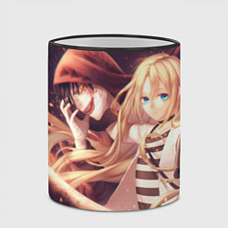 Кружка 3D Satsuriku no Tenshi, цвет: 3D-черный кант — фото 2