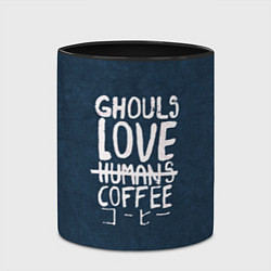 Кружка 3D Ghouls Love Coffee, цвет: 3D-белый + черный — фото 2