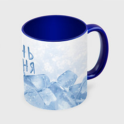 Кружка 3D GONE Fludd - Кубик Льда, цвет: 3D-белый + синий