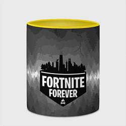 Кружка 3D FORTNITE FOREVER, цвет: 3D-белый + желтый — фото 2