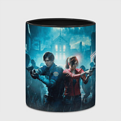 Кружка 3D Resident Evil 2, цвет: 3D-белый + черный — фото 2