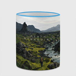 Кружка 3D Death Stranding: Green World, цвет: 3D-небесно-голубой кант — фото 2