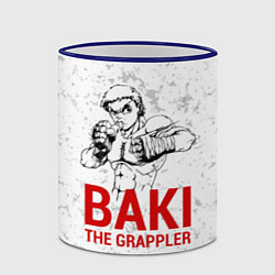 Кружка 3D Baki the Grappler, цвет: 3D-синий кант — фото 2