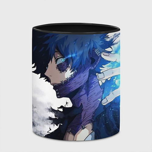 Кружка цветная Академия героев - Даби / 3D-Белый + черный – фото 2