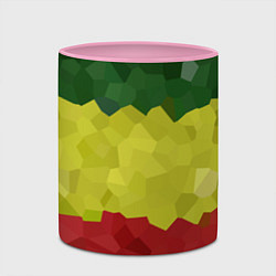 Кружка 3D Эфиопия, цвет: 3D-белый + розовый — фото 2
