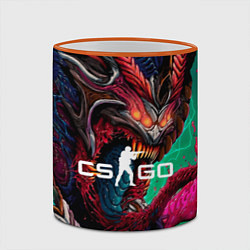 Кружка 3D CS GO hyper beast skin, цвет: 3D-оранжевый кант — фото 2