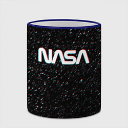 Кружка 3D NASA: Space Glitch, цвет: 3D-синий кант — фото 2