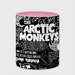 Кружка 3D Arctic Monkeys: I'm in a Vest, цвет: 3D-белый + розовый — фото 2