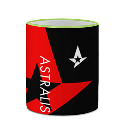 Кружка 3D Astralis: Cybergaming, цвет: 3D-светло-зеленый кант — фото 2