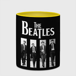 Кружка 3D The Beatles: Black Side, цвет: 3D-белый + желтый — фото 2