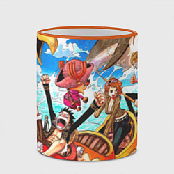 Кружка 3D One Piece, цвет: 3D-оранжевый кант — фото 2