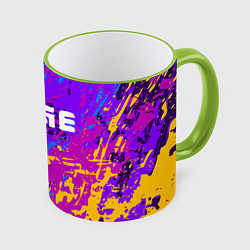 Кружка 3D RAGE 2, цвет: 3D-светло-зеленый кант