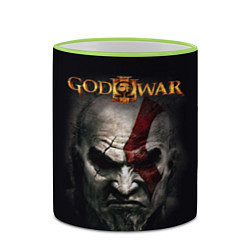 Кружка 3D God of War, цвет: 3D-светло-зеленый кант — фото 2