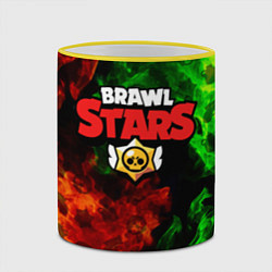 Кружка 3D BRAWL STARS, цвет: 3D-желтый кант — фото 2
