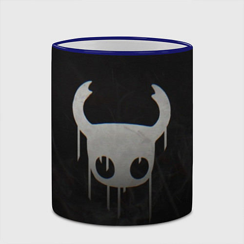 Кружка цветная Hollow Knight / 3D-Синий кант – фото 2