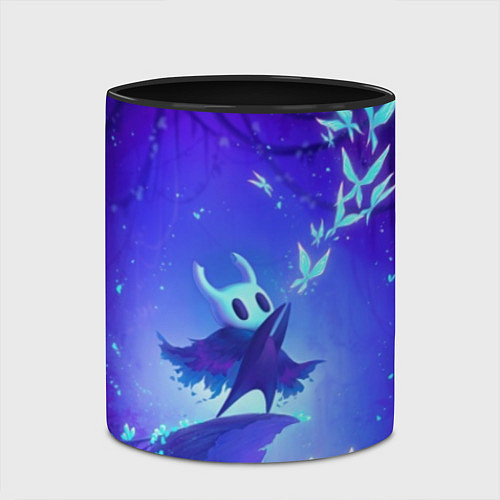 Кружка цветная Hollow Knight / 3D-Белый + черный – фото 2