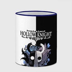 Кружка 3D Hollow Knight Black & White, цвет: 3D-синий кант — фото 2